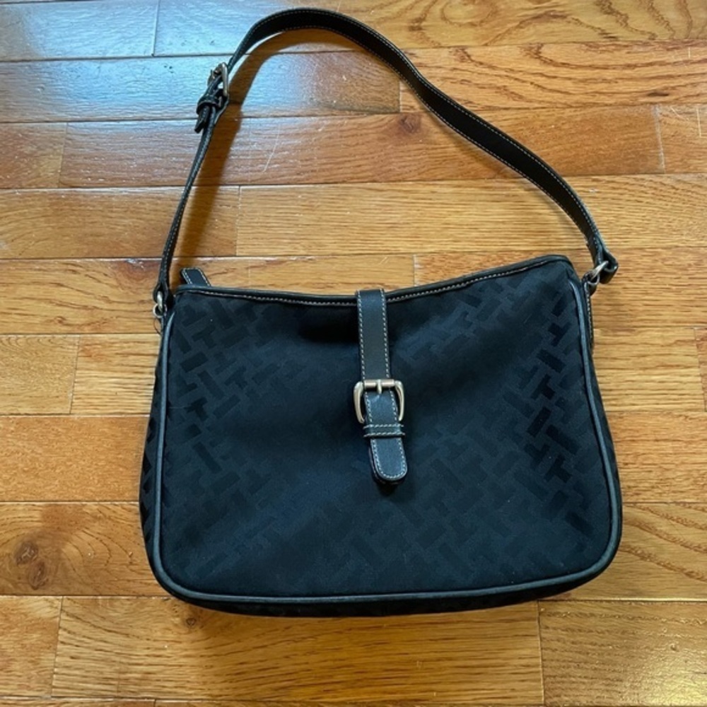 Talbots black signature shoulder bag